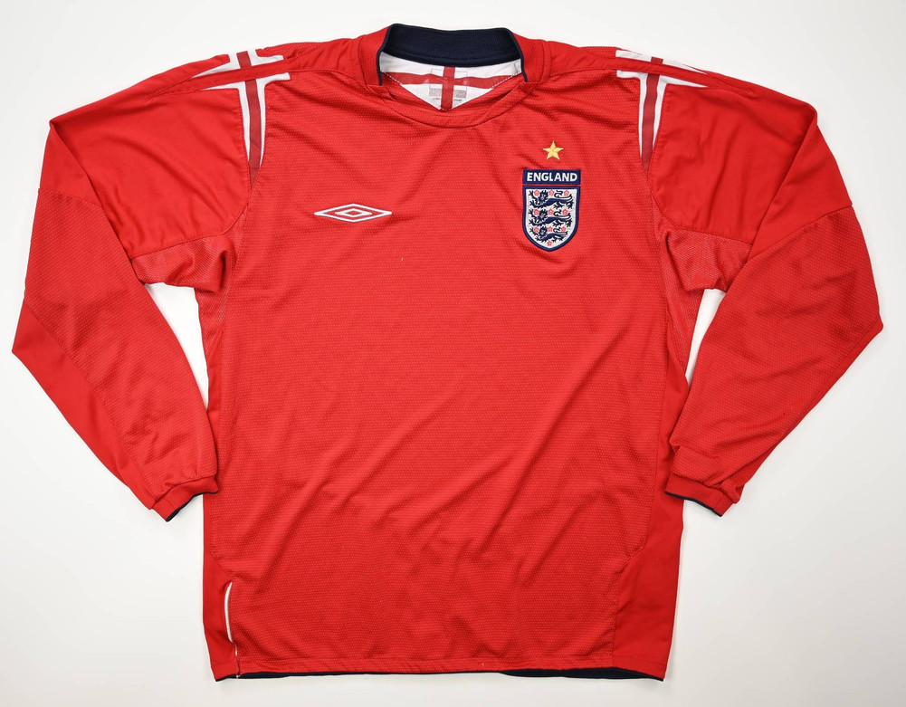 2004-06 ENGLAND LONGSLEEVE M