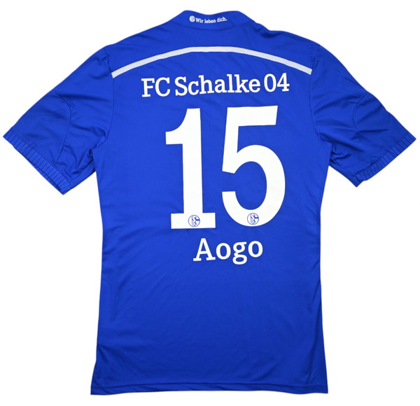 2014-16 SCHALKE *AOGO* PLAYER ISSUE SHIRT L