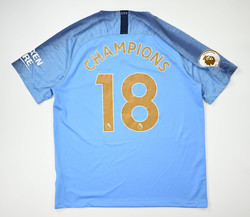 2018-19 MANCHESTER CITY CHAMPIONS 18 XL