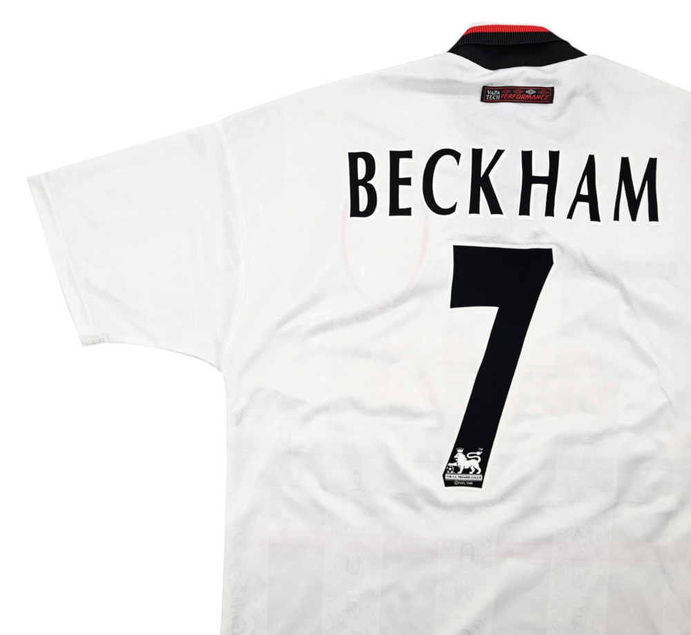 1997-99 MANCHESTER UNITED *BECKHAM* SHIRT L