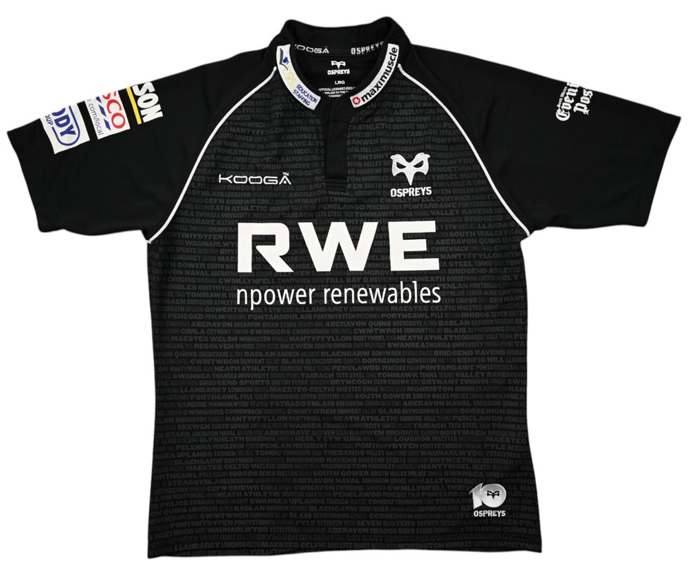 OSPREYS RUGBY SHIRT L