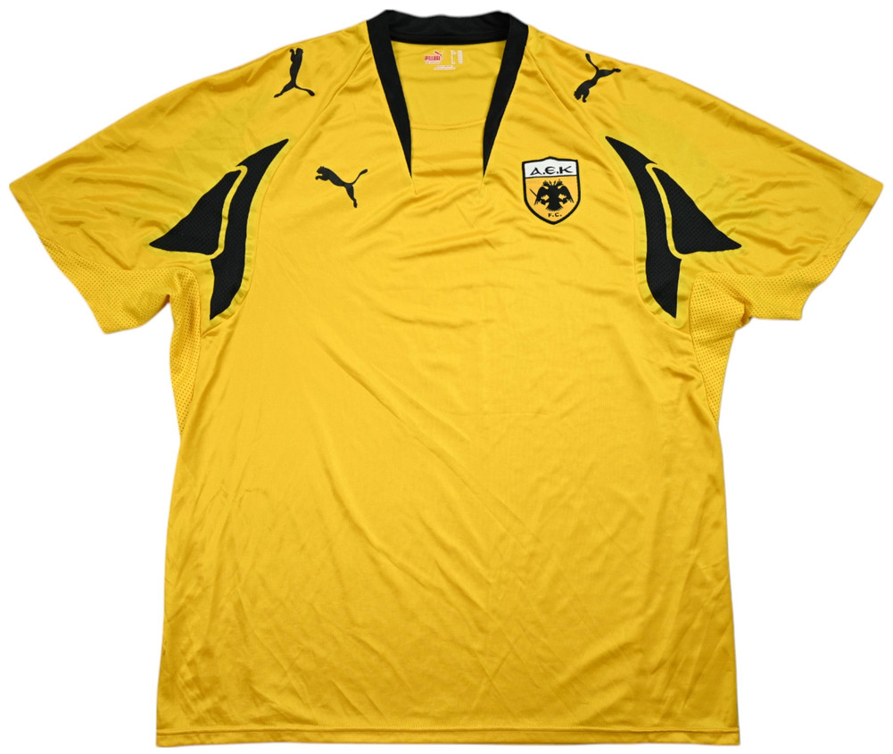 2007-08 AEK ATHENS SHIRT XXL