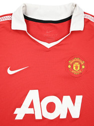 2010-11 MANCHESTER UNITED LONGSLEEVE SHIRT M