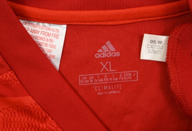 2019-20 BAYERN MUNCHEN SHIRT XL. BOYS