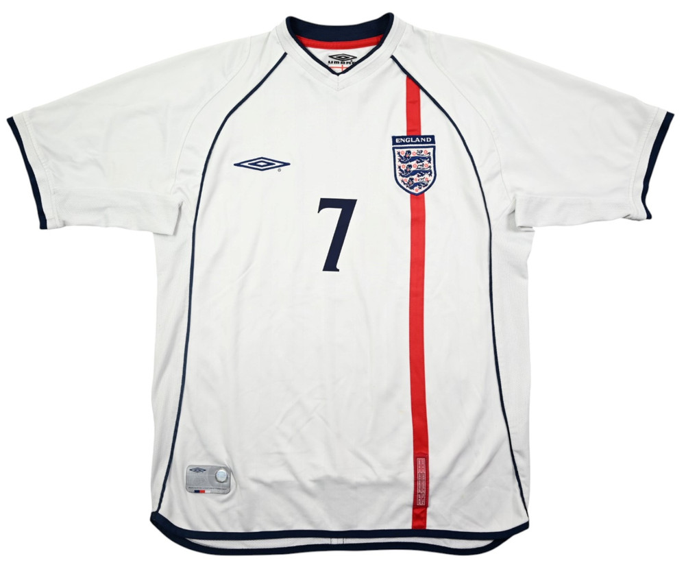 2001-03 ENGLAND *BECKHAM* SHIRT M