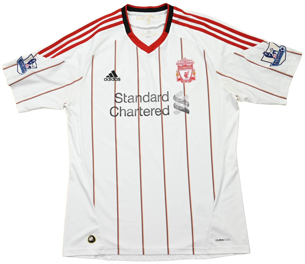 2010-11 LIVERPOOL *COLE* SHIRT L