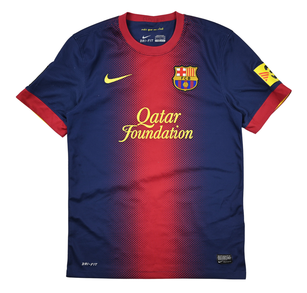 2012-13 FC BARCELONA *MESSI* SHIRT S