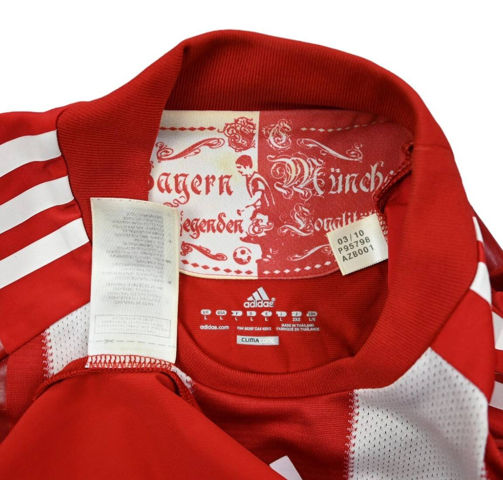 2010-11 BAYERN MUNCHEN TECHFIT PLAYER ISSUE SHIRT L