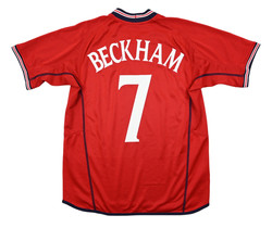 2002-04 ENGLAND *BECKHAM*  SHIRT L