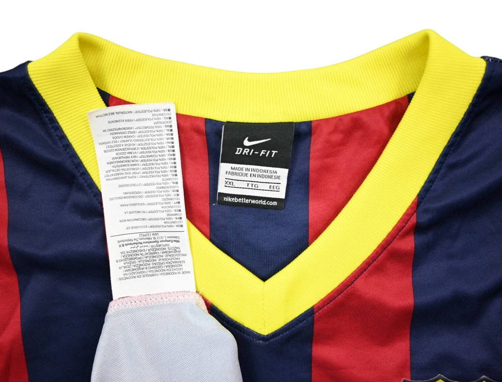 2013-14 FC BARCELONA *MESSI* BASIC SHIRT 2XL