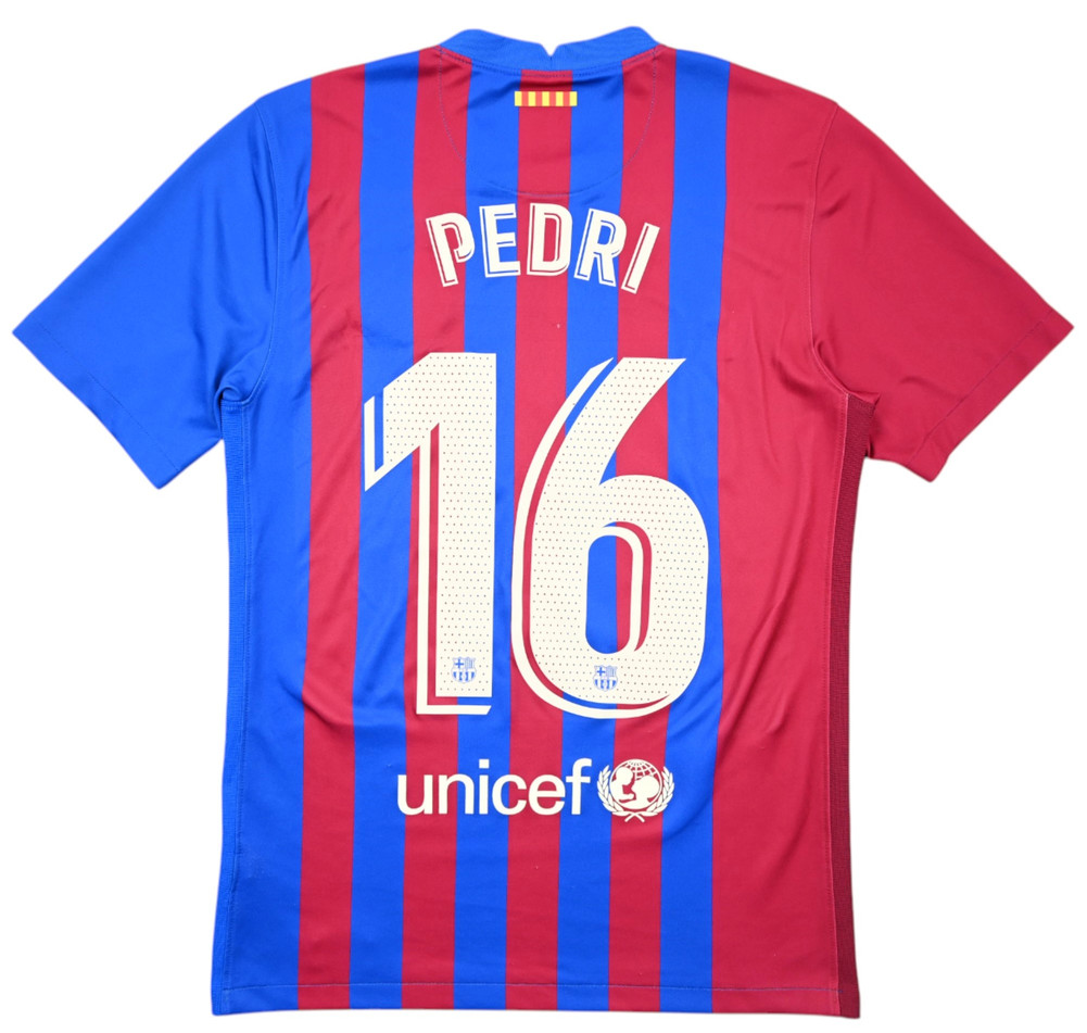 2021-22 BARCELONA *PEDRI* SHIRT S