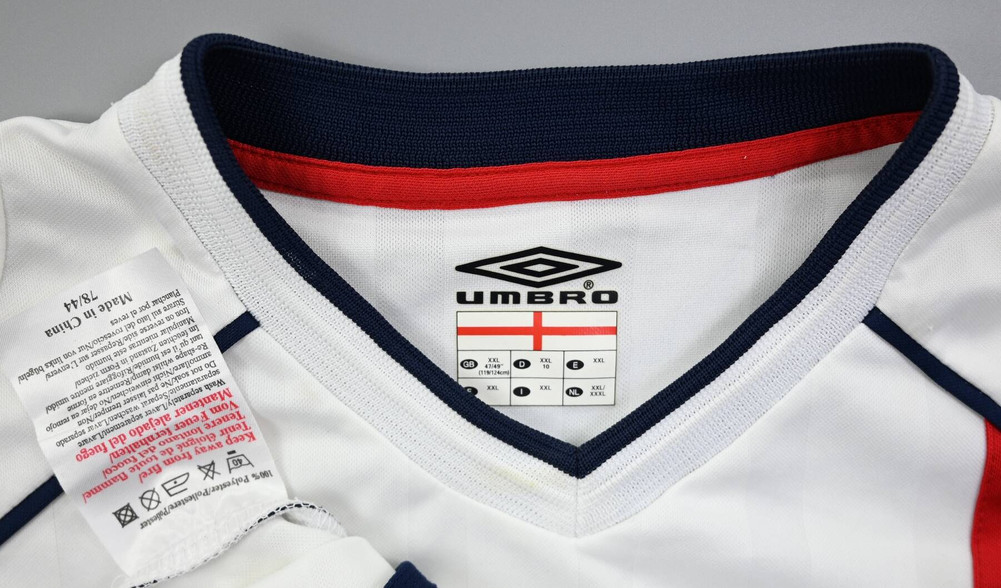 2001-03 ENGLAND SHIRT XXL