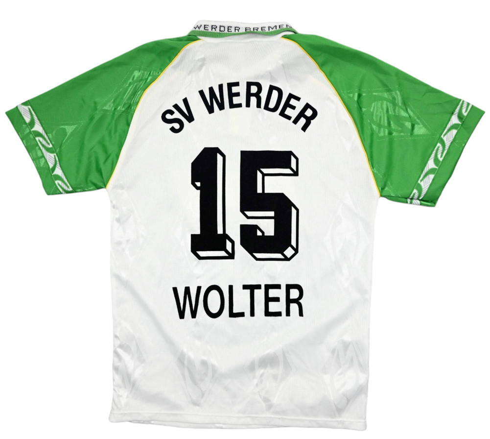 1995-96 WERDER BREMEN *WOLTER* KOSZULKA XS