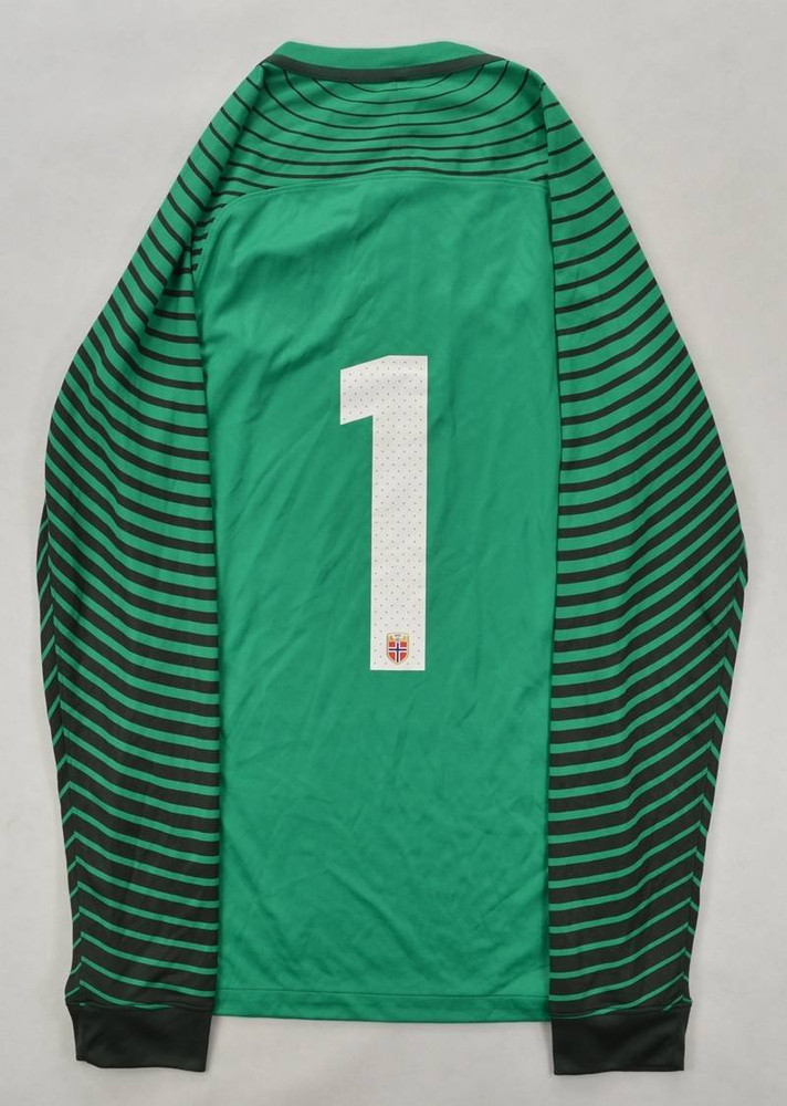 2019-20 NORWAY GK PLAYER ISSUE SHIRT S