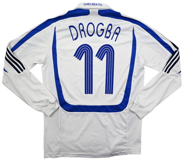 2007-08 CHELSEA *DROGBA* PLAYER ISSUE LONGSLEEVE SHIRT M