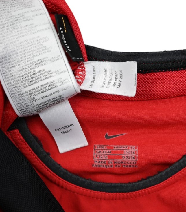 2002-04 MANCHESTER UNITED *RONALDO* SHIRT L