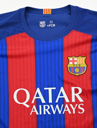 2016-17 FC BARCELONA SHIRT XL
