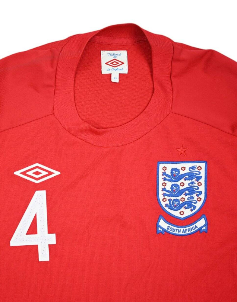 2010-11 ENGLAND *GERRARD* SHIRT L