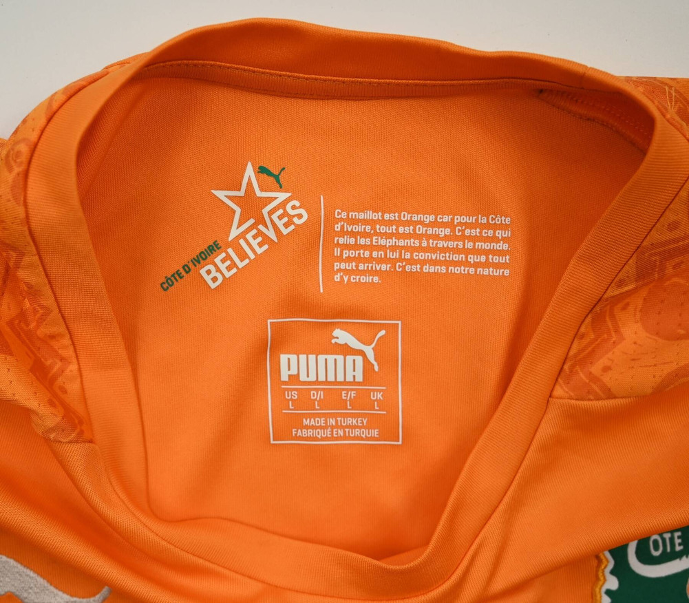 2014-15 IVORY COAST SHIRT L