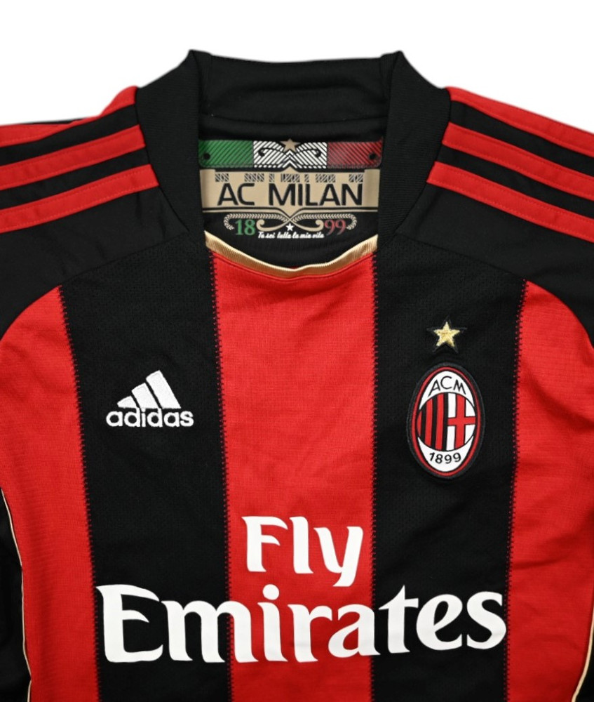 2010-11 AC MILAN *T.SILVA* SHIRT XS. BOYS 