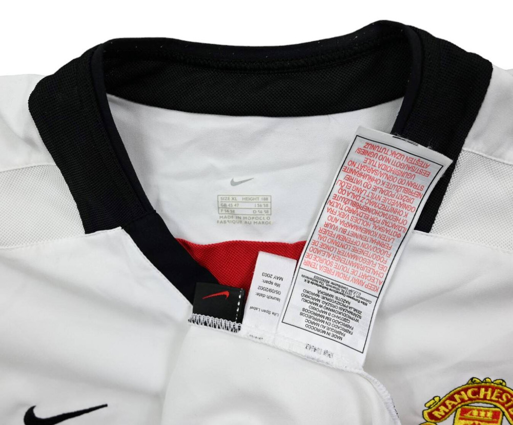 2002-03 MANCHESTER UNITED SHIRT XL