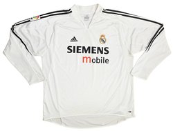 2004-05 REAL MADRID LONGSLEEVE XL