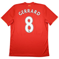 2015-16 LIVERPOOL *GERRARD* KOSZULKA XL