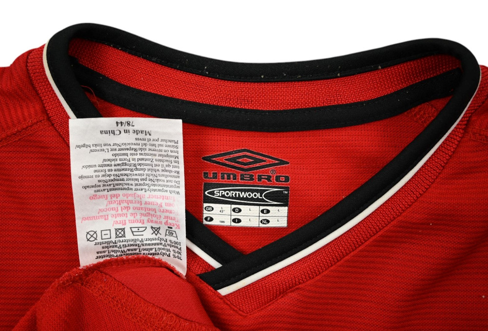 2000-02 MANCHESTER UNITED SHIRT L