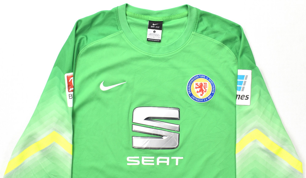 2013-14 EINTRACHT BRAUNSCHWEIG *HOCHSCHEID* MATCH ISSUE SHIRT L