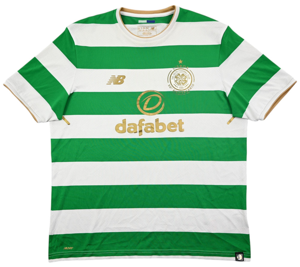 2017-18 CELTIC GLASGOW SHIRT XL