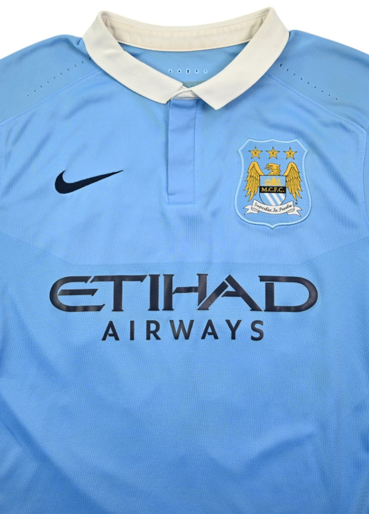 2015-16 MANCHESTER CITY *TOURE YAYA* PLAYER ISSUE KOSZULKA L