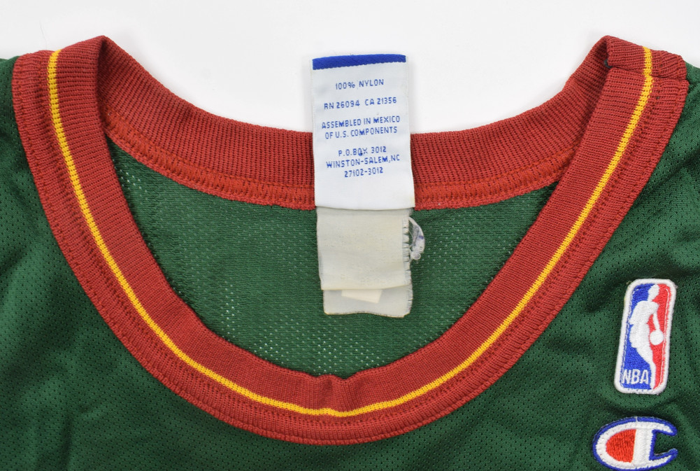 SEATTLE SONICS NBA *HAWKINS* CHAMPION SHIRT XL. BOYS