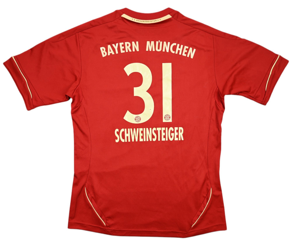 2011-13 BAYERN MUNCHEN *SCHWEINSTEIGER* KOSZULKA S