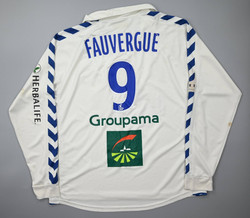 2009-10 STRASBOURG RC *FAUVERGUE* LONGSLEEVE XL