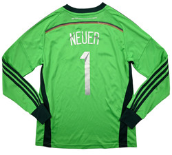 2014-15 GERMANY *NEUER* GOALKEEPER LONGSLEEVE SHIRT M. BOYS