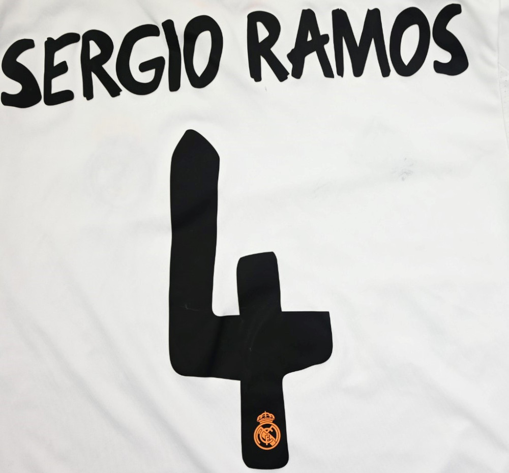 2013-14 REAL MADRID *SERGIO RAMOS* SHIRT M