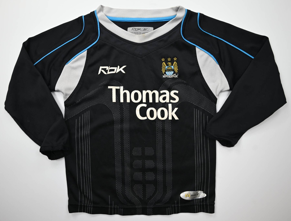 2006-07 MANCHESTER CITY LONGSLEVEE XS. BOYS