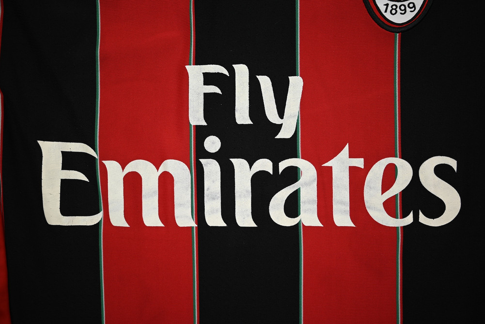 2012-13 AC MILAN PLAYER ISSUE SHIRT M