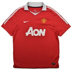 2010-11 MANCHESTER UNITED *SCHOLES* SHIRT L