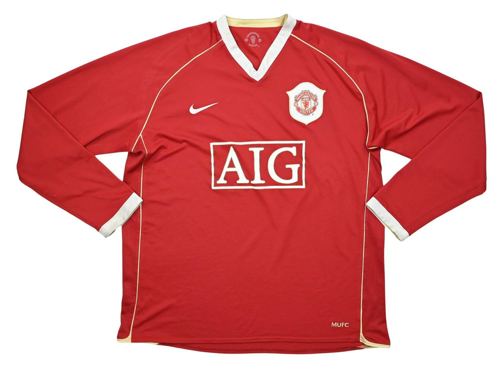 2006-07 MANCHESTER UNITED LONGSLEEVE XL