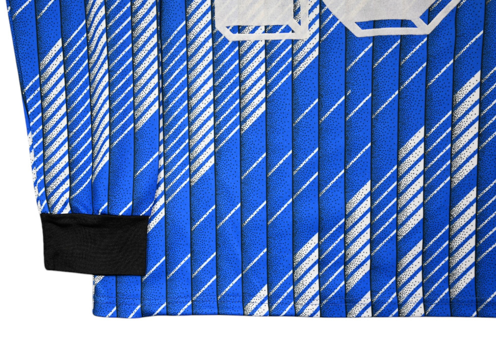 BLAU-WEIB WANZLEBEN #15 LONGSLEEVE XS. BOYS