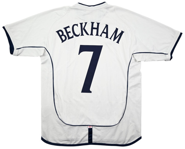 2001-03 ENGLAND *BECKHAM* KOSZULKA M
