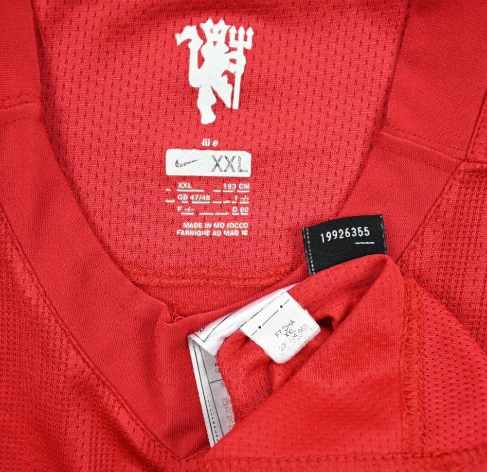 2007-09 MANCHESTER UNITED *SCHOLES* SHIRT XXL