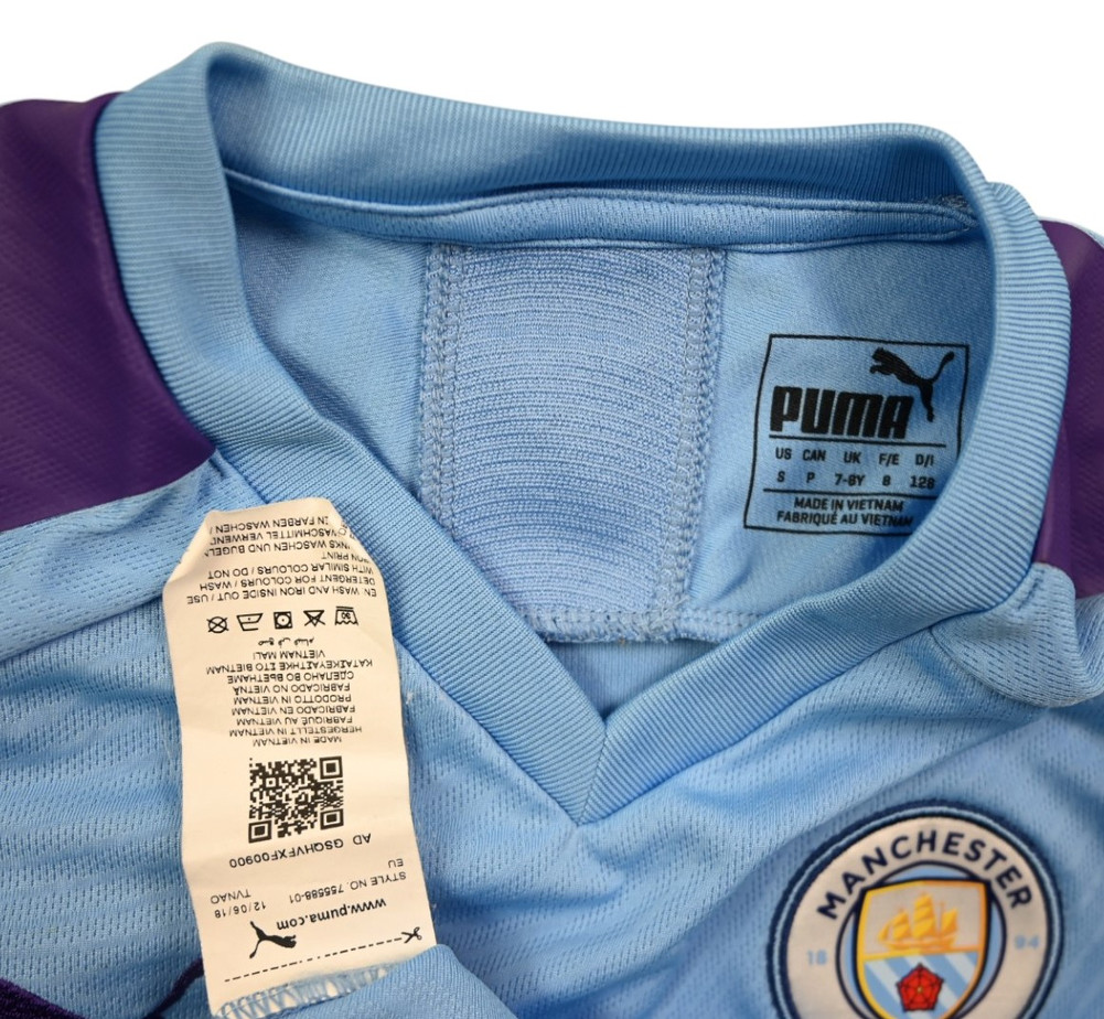 2019-20 MANCHESTER CITY SHIRT  S. BOYS  
