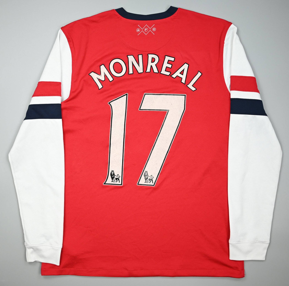 2012-14 ARSENAL LONDON *MONREAL* LONGSLEEVE M