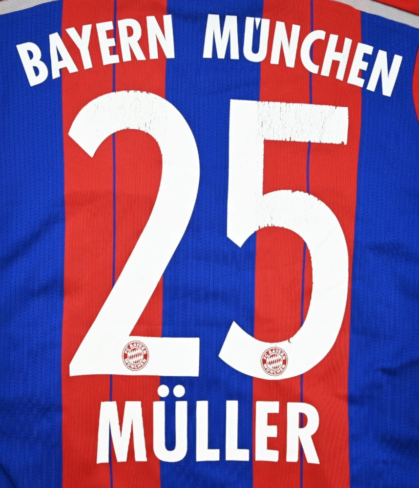 2014-15 BAYERN MUNCHEN *MULLER* SHIRT XL. BOYS