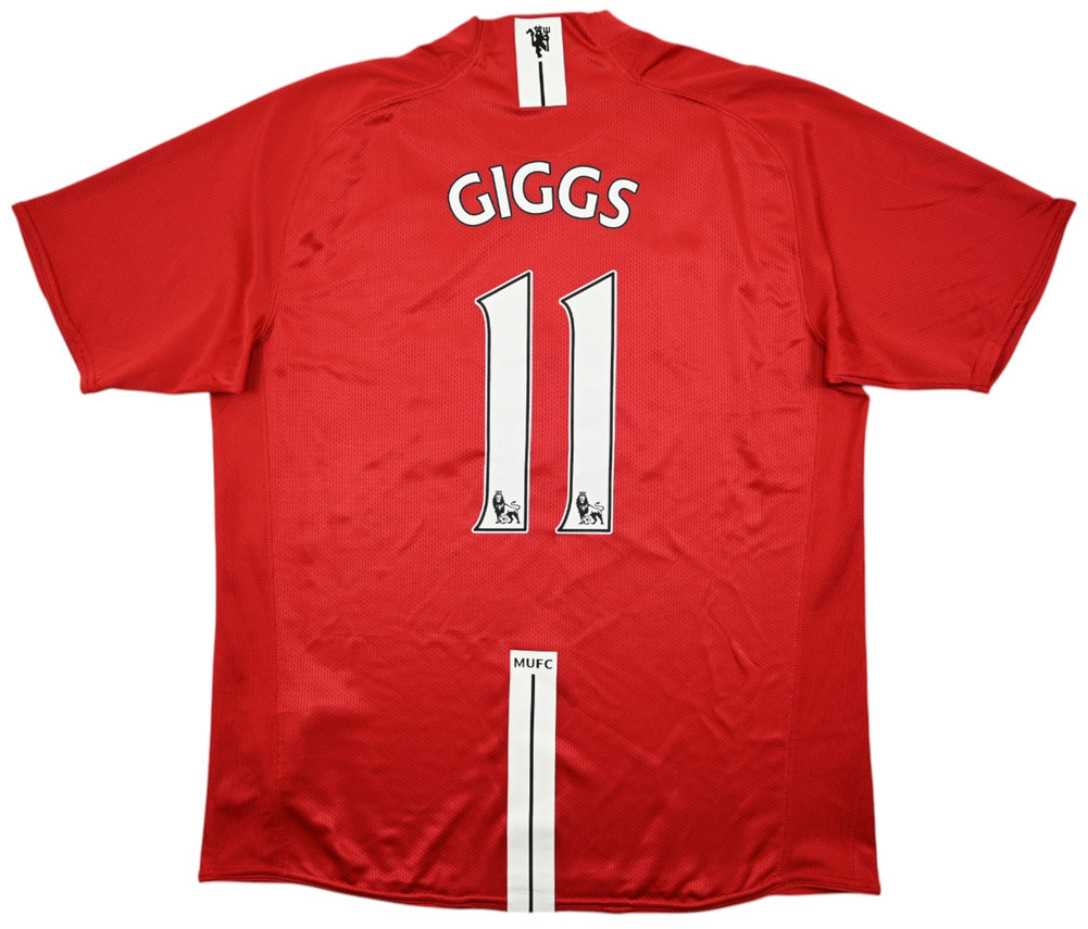 2007-09 MANCHESTER UNITED *GIGGS* KOSZULKA L