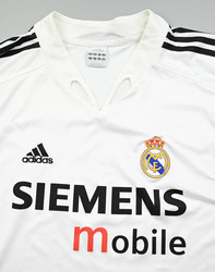 2004-05 REAL MADRID *ZIDANE* SHIRT XXL