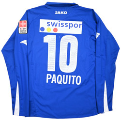2006-07 FC LUZERN *PAQUITO* MATCH ISSUE LONGSLEEVE M/L