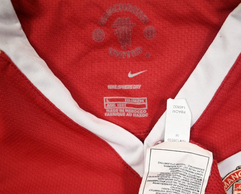 2006-07 MANCHESTER UNITED KOSZULKA L. BOYS